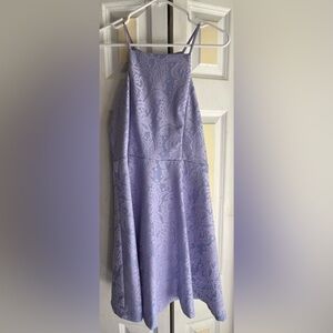 NWOT Francesca's Collections | Purple and Periwinkle Mini Lace Dress
